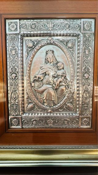 CUADRO VIRGEN DEL CARMEN AÑOS 30 SIGLO XX
