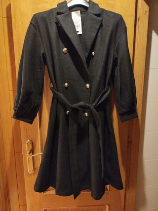 Abrigo nuevo Negro