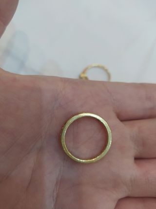 Anillo oro 18k y diamantes