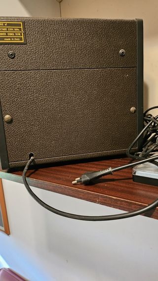 Amplificador guitarra con micro