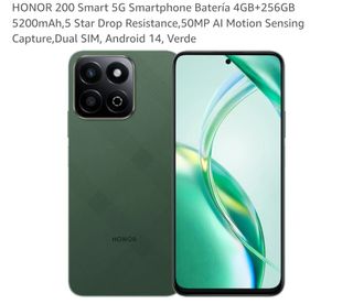 MOVIL HONOR 200 SMART 5G VERDE