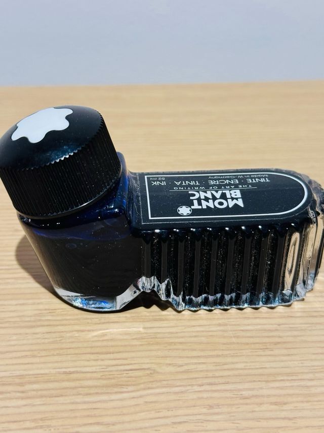 TINTERO MONTBLANC. TINTA AZUL. 52 mo