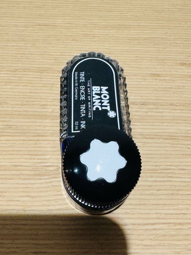 TINTERO MONTBLANC. TINTA AZUL. 52 mo