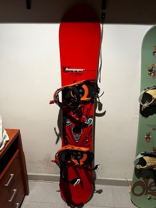 Tabla snowboard hammer y botas