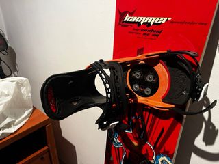 Tabla snowboard hammer y botas