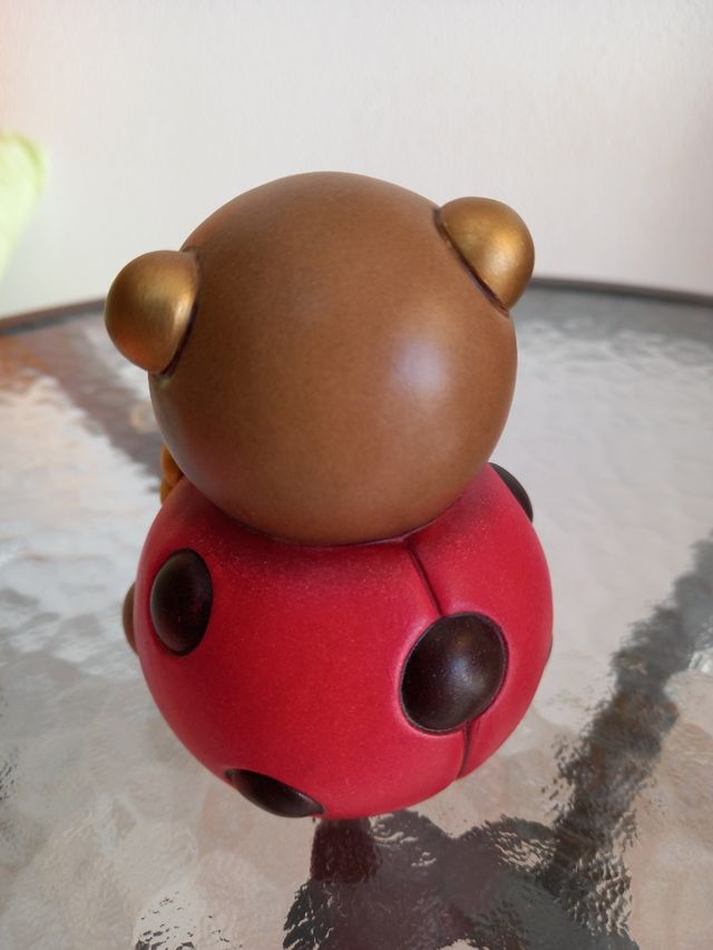 THUN Coccinella media con fiore.