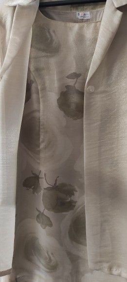 Conjunto de vestido y chaqueta mujer