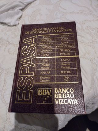 Espasa Diccionario sinónimos y antonimos