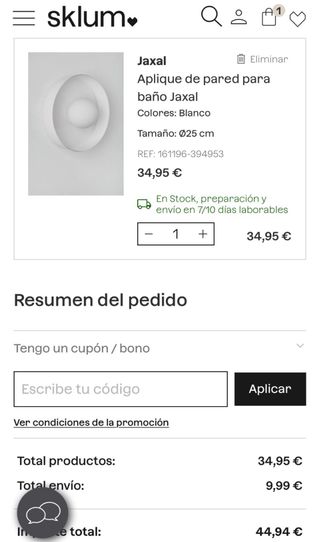 Aplique Sklum NUEVO