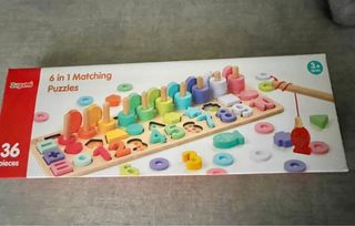 Juego de madera números Montessori