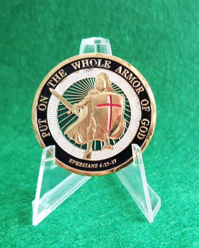Moneda Templaria. La Armadura de Dios.