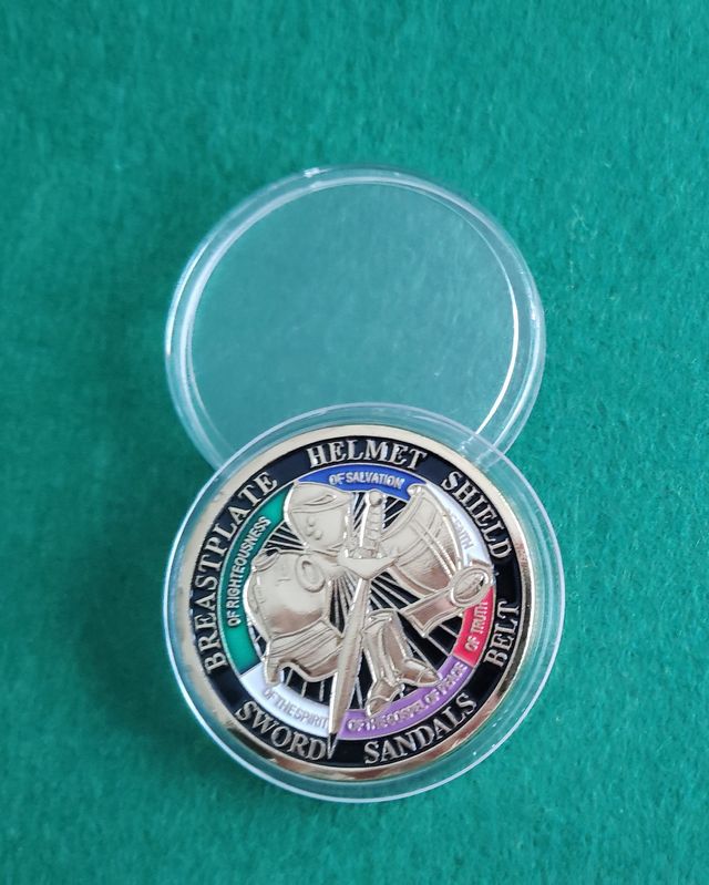 Moneda Templaria. La Armadura de Dios.