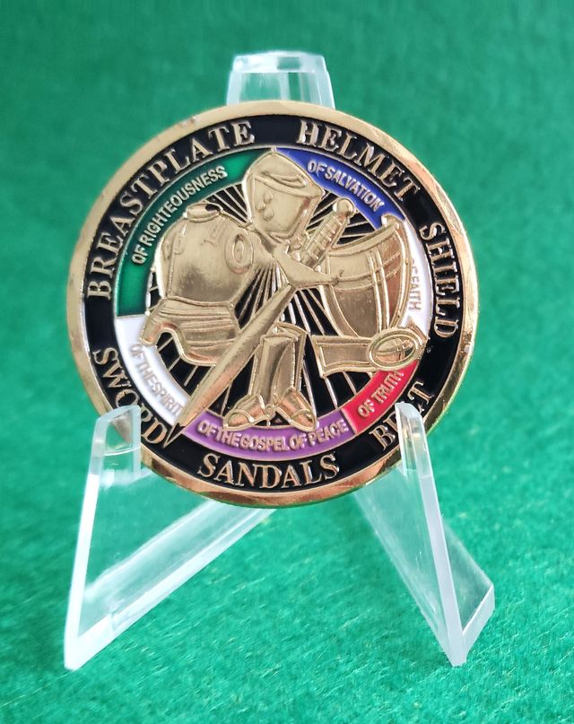 Moneda Templaria. La Armadura de Dios.