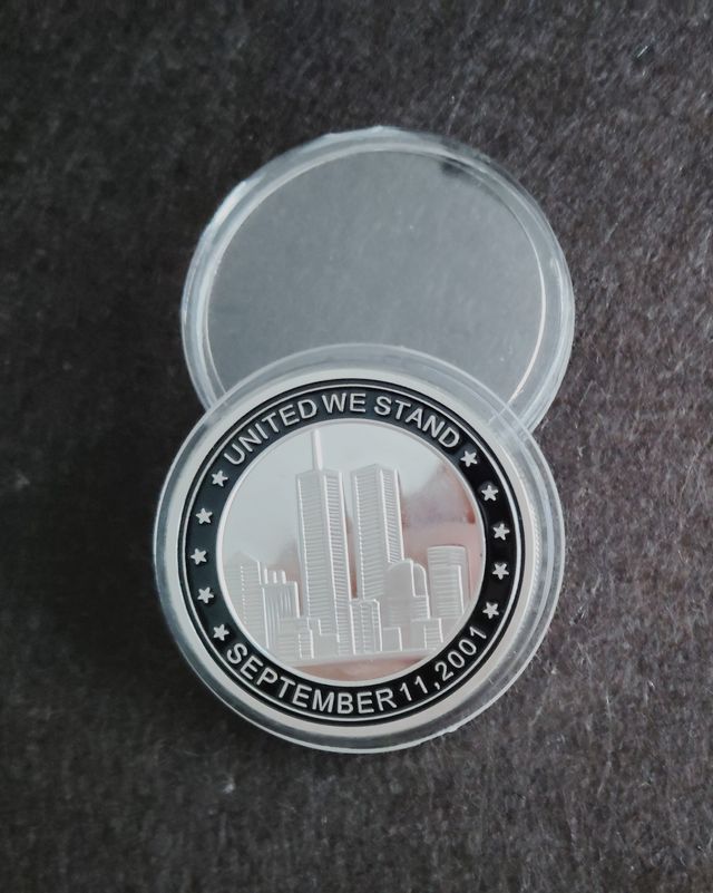 Moneda conmemorativa atentados World Trade Center