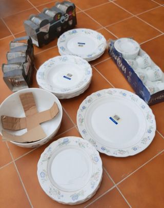 Auténtica Vajilla Vintage Harmonia