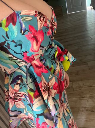 Vestido midi invitada evento fiesta