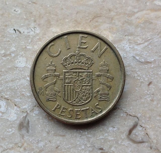 100 Pesetas Spagna 1986 Circolata Stato SPL