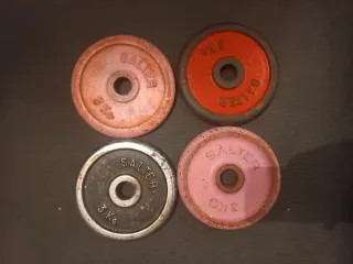 DISCO 4 PESAS 3KG SALTER DE 30MM