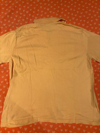 Camisa Zara naranja pastel