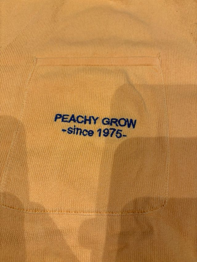 Camisa Zara naranja pastel