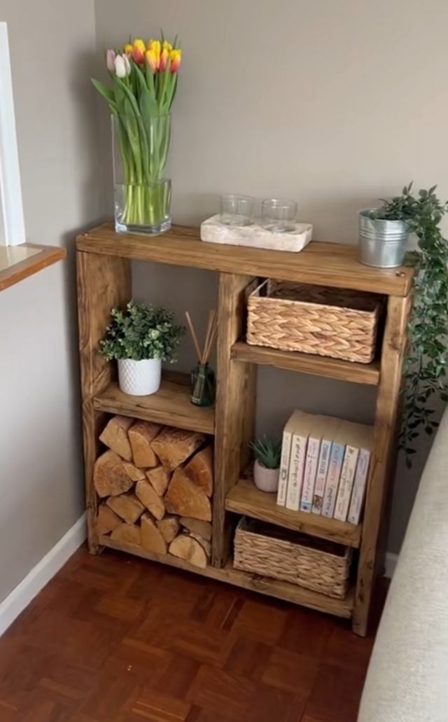 MUEBLE AUXILIAR RUSTICO