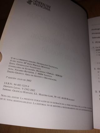 LIBRO - Enfoque evaluación FPO: estudio -  Perales