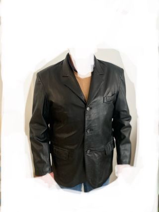 Chaqueta hombre piel