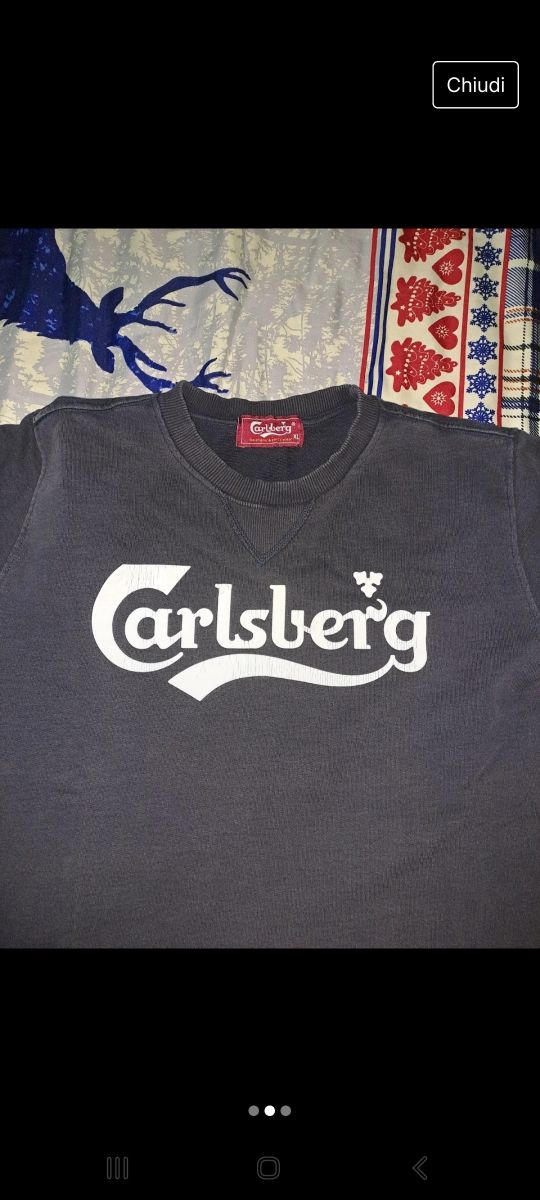 Carlsberg Felpa Uomo Tg XL