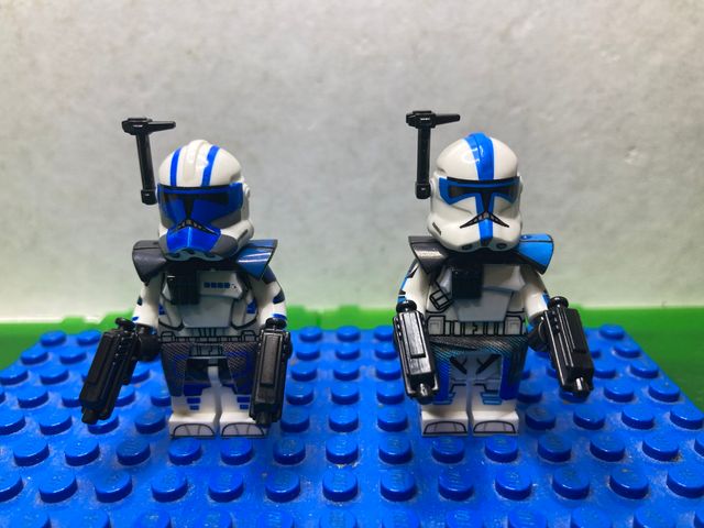 Lego compatible Star Wars Clones Alpha y Seven