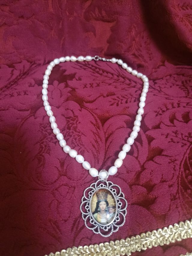 Collar de una vuelta perla natural