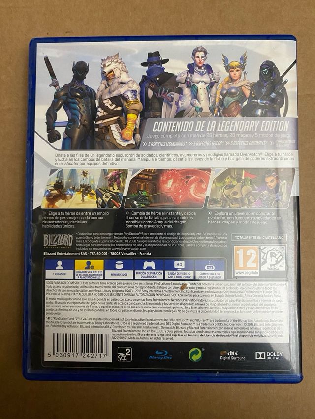 Overwatch Legendary Edition PS4