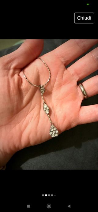 Collana argento donna Bonito plata macize muyer ce