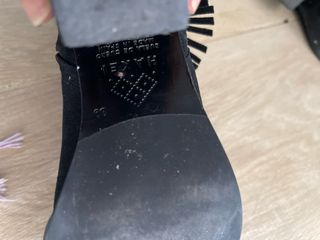 Botas Hakei piel flecos 38