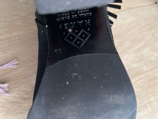 Botas Hakei piel flecos 38