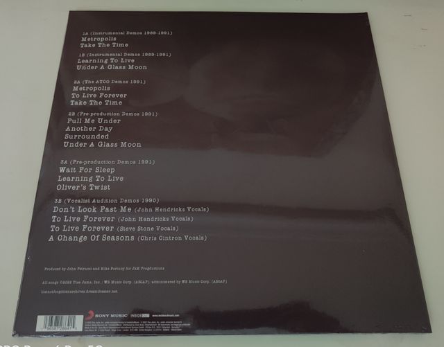 Dream Theater images and word demos (3xLPs 2xCDs)