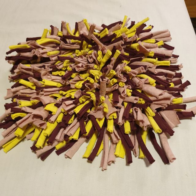 Alfombra olfativa mascotas artesana