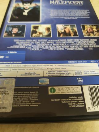 Dvd disney maleficent il segreto della b
