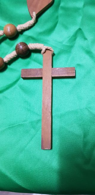 Antiguo rosario para Primera Comunión.50años.