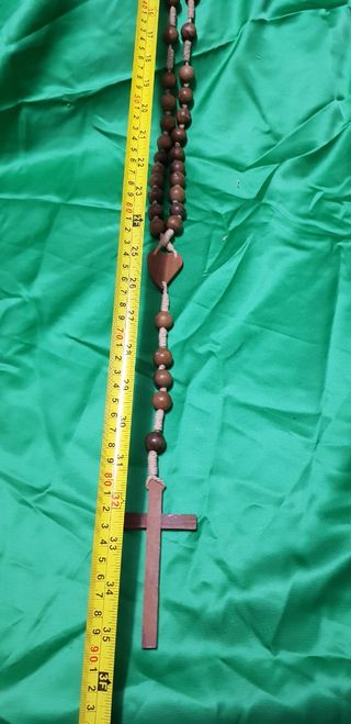 Antiguo rosario para Primera Comunión.50años.