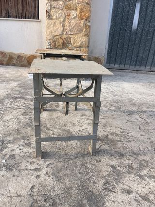 Báscula antigua de hierro