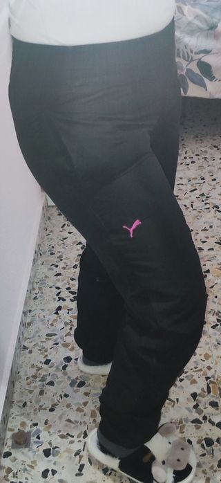 Chándal puma rosa y negro 