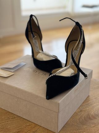 Jimmy Choo Tilika 85 Navy Talla 39