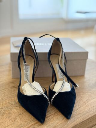 Jimmy Choo Tilika 85 Navy Talla 39