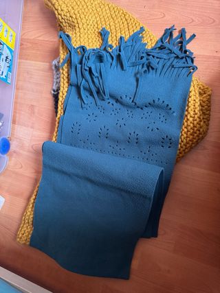 Bufanda azul