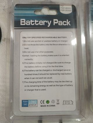 Baterías PSP 2000 y 3000 de 3600mah