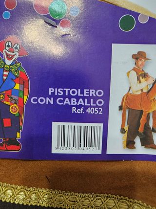 Disfraz carnaval Pistolero