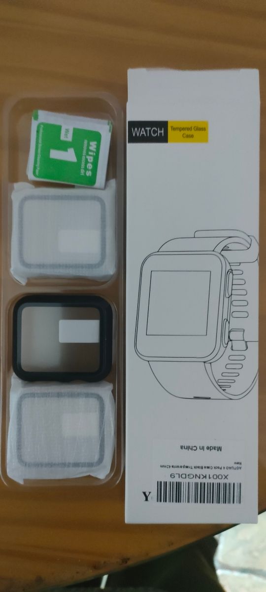 Apple watch42mm Funda con cristal templado