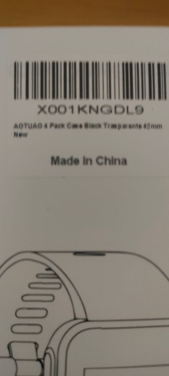 Apple watch42mm Funda con cristal templado