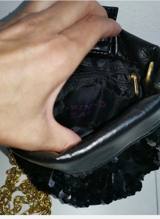 Minibag Pinko con paillettes