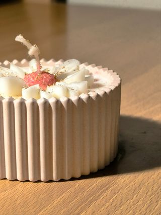 Vela aromáticas flor